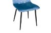 Picture of BELLEY Velvet Dining Chair (Blue) - Single