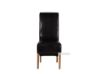 Picture of RIVERLAND Upholstery Dining Chair in Black (Solid Oak)