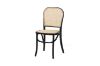 Picture of SYDNEE Solid Beech Rattan Back and Seat Dining Chair (Black)