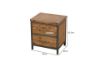 Picture of KANSAS Bedroom Combo in Super King Size (Acacia Wood) - 4PC Combo