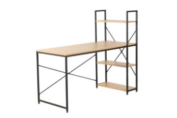 Picture of CITY 140 Desk with Shelf (Black)