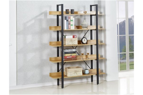 Picture of CITY 171x120cm Large Bookshelf (Black)