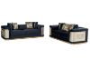 Picture of ANCONA Velvet Sofa (Black) - 1 Seater