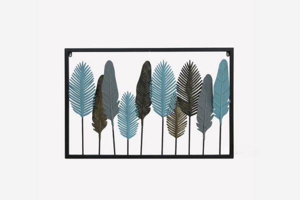 Picture of LEAVES 02 Metal Wall Art (90cm x 60cm) *Multicolor