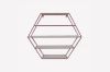 Picture of SCANDI 57cmx66cm Hexagon Wall Shelf