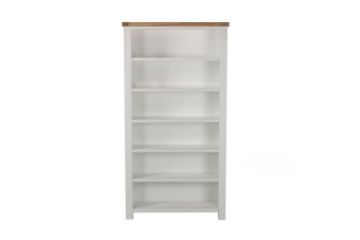 Picture of SICILY 190cmx100cm Solid Wood with Ash Top Wide Bookshelf 