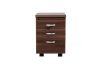 Picture of WORKSPACE 3-Drawer File Cabinet (Walnut)