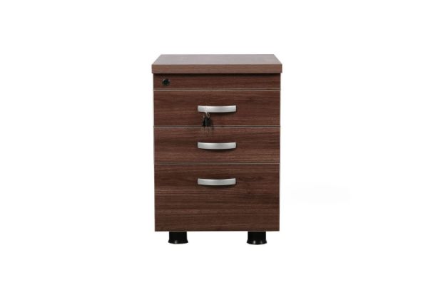 Picture of WORKSPACE 3-Drawer File Cabinet (Walnut)