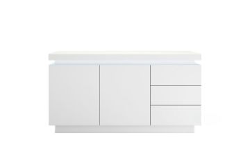 Picture of BLANC 1.5M Buffet with LED Lights (High Gloss White)