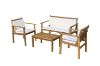 Picture of VIVA 4PC Acacia Wood Outdoor Lounge Set