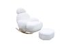 Picture of BARBIE Rocking Chair with ottoman (Cream)