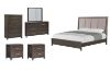 Picture of GLINDA Queen Size Bedroom Set (Grey) - 6PC