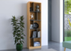 Picture of COLIN 210cmx60cm Wall System Solution Bookshelf (Oak and Grey) 