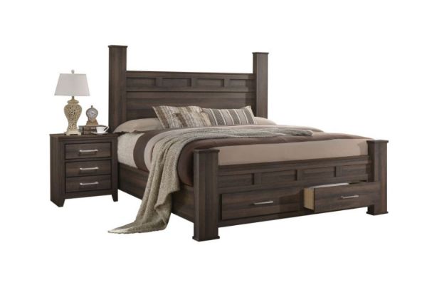 Picture of MORNINGTON Queen/Super King/Eastern King Size Bed Frame with Drawers