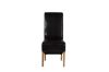 Picture of RIVERLAND Upholstery Dining Chair in Black (Solid Oak)