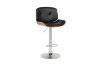 Picture of BOYLTON Bentwood Adjustable Swivel Gas Lift Bar Stool (Black)