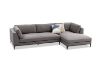 Picture of AMELIE Premium Fabric Sectional Sofa (Dark Grey) - Chaise Facing Right with Ottoman