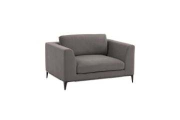 Picture of AMELIE Fabric 1 Seater Sofa/Armchair/Sofa Chair (Dark Grey)