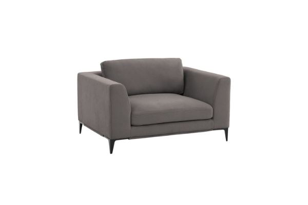 Picture of AMELIE Fabric 1 Seater Sofa/Armchair/Sofa Chair (Dark Grey)