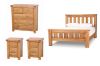 Picture of WESTMINSTER Solid Oak Bedroom Combo - 4PC Queen Size