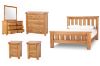 Picture of WESTMINSTER Solid Oak Bedroom Combo - 4PC Queen Size