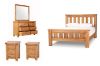 Picture of WESTMINSTER Solid Oak Bedroom Combo - 5PC Queen size