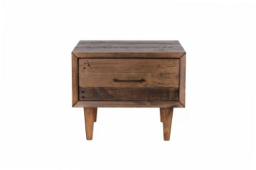 Picture of [FLOOR MODEL CLEARANCE] HENDRIX Solid Reclaimed Pine Wood Side Table
