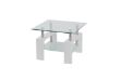 Picture of HORIZON Glass Side Table (White)