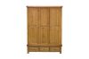 Picture of WESTMINSTER 3-Door 3-Drawer Solid Oak Wardrobe