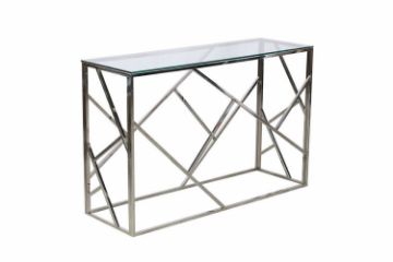 Picture of LELLA Rectangle Clear Glass Hall Table