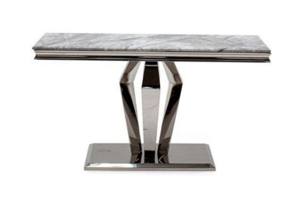 Picture of OPERA 140 Marble Top Stainless Steel Console Table