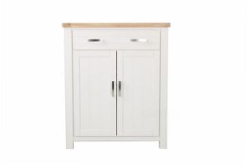 Picture of SICILY 2-Door 2-Drawer  Solid Wood with Ash Top Shoe Cabinet 