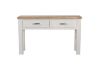 Picture of SICILY 2-Drawer Solid Wood with Ash Top Console Table
