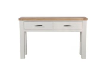 Picture of SICILY 2 DRW Hall Table Solid Wood - Ash Top