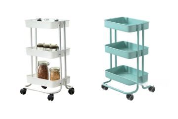 Picture of KRISTINA 3 Tier Wheel Trolley (Multiple Colours)