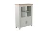 Picture of SICILY 130cmx100cm 4-Door Display Cabinet with Solid Wood Ash Top