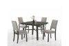 Picture of LAYLA 5PC Dining Set (Dark Grey) 