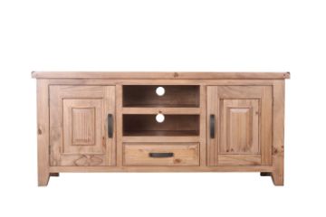 Picture of FRANCO Small 1.5M Solid NZ Pine Wood Entertainment Unit 