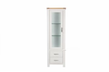 Picture of SICILY 190cmx60cm 1-Door 2-Drawer Solid Wood with Ash Top Left Display Cabinet 