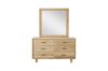 Picture of LYNWOOD 6-Drawer Solid Tasmanian Oak Dressing Table with Mirror