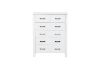 Picture of CLOUDWOOD 6-Drawer Solid Pinewood Chest/Tallboy (White)