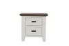 Picture of CAROL 2-Drawer Solid Acacia Wood Bedside Table
