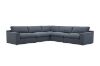 Picture of SPLENDOR  Feather Filled Fabric Corner Sofa (Dark Grey)