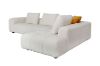 Picture of PADUA Fabric Sectional Sofa (Cream) - Chaise Facing Left