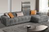 Picture of GENOA Fabric Sectional Sofa (Grey) - Chaise Facing Left