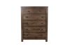 Picture of HEMSWORTH 5-Drawer Solid Timber Wood and Veneer Tallboy