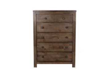 Picture of HEMSWORTH 5-Drawer Solid Timber Wood Tallboy