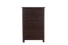 Picture of LIMERICK 5-Drawer Tallboy (Dark Brown)