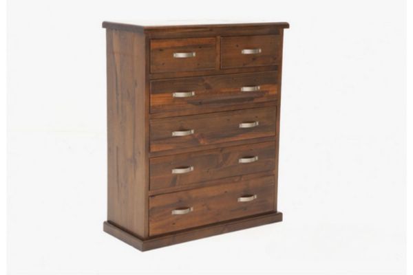 Picture of FEDERATION 6-Drawer Solid Pine Wood Tallboy