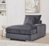 Picture of WINSTON Corduroy Modular Sectional Sofa (Grey) - Ottoman Only